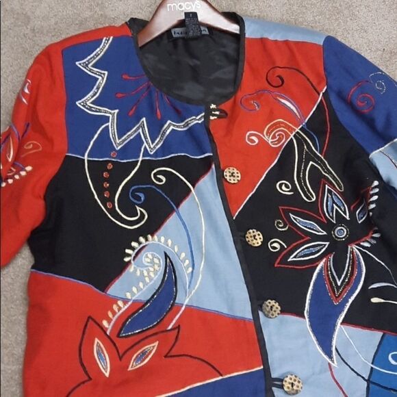 Indigo Moon Good Threaded Island African
Vibe or Boho with Cheetah Buttons - Picture 8 of 12